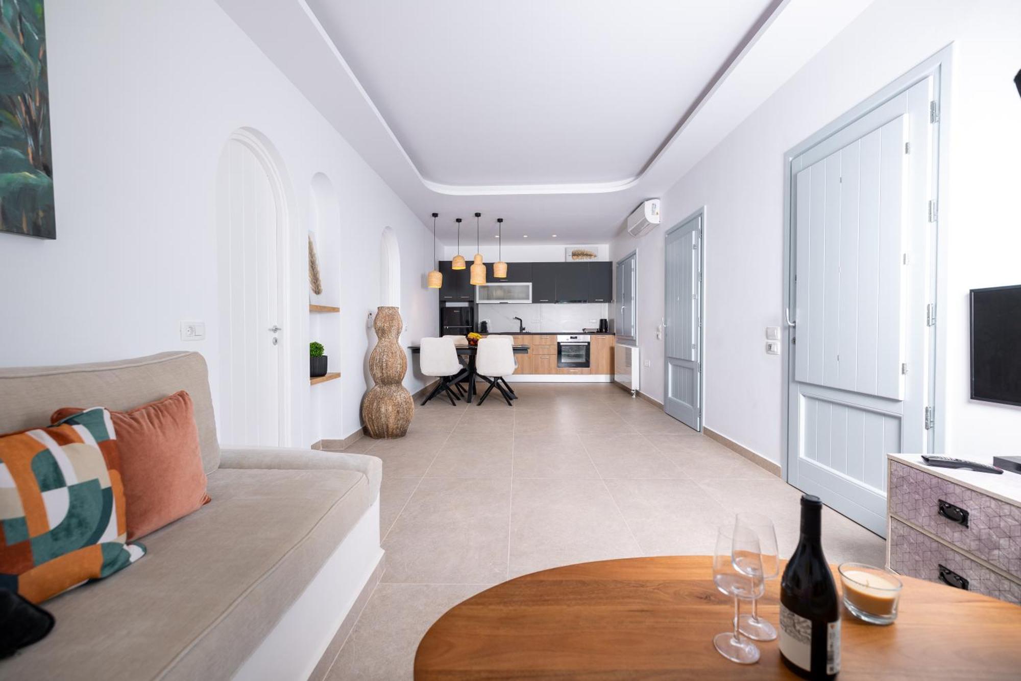 Sn Santorini Apartments Камари Экстерьер фото