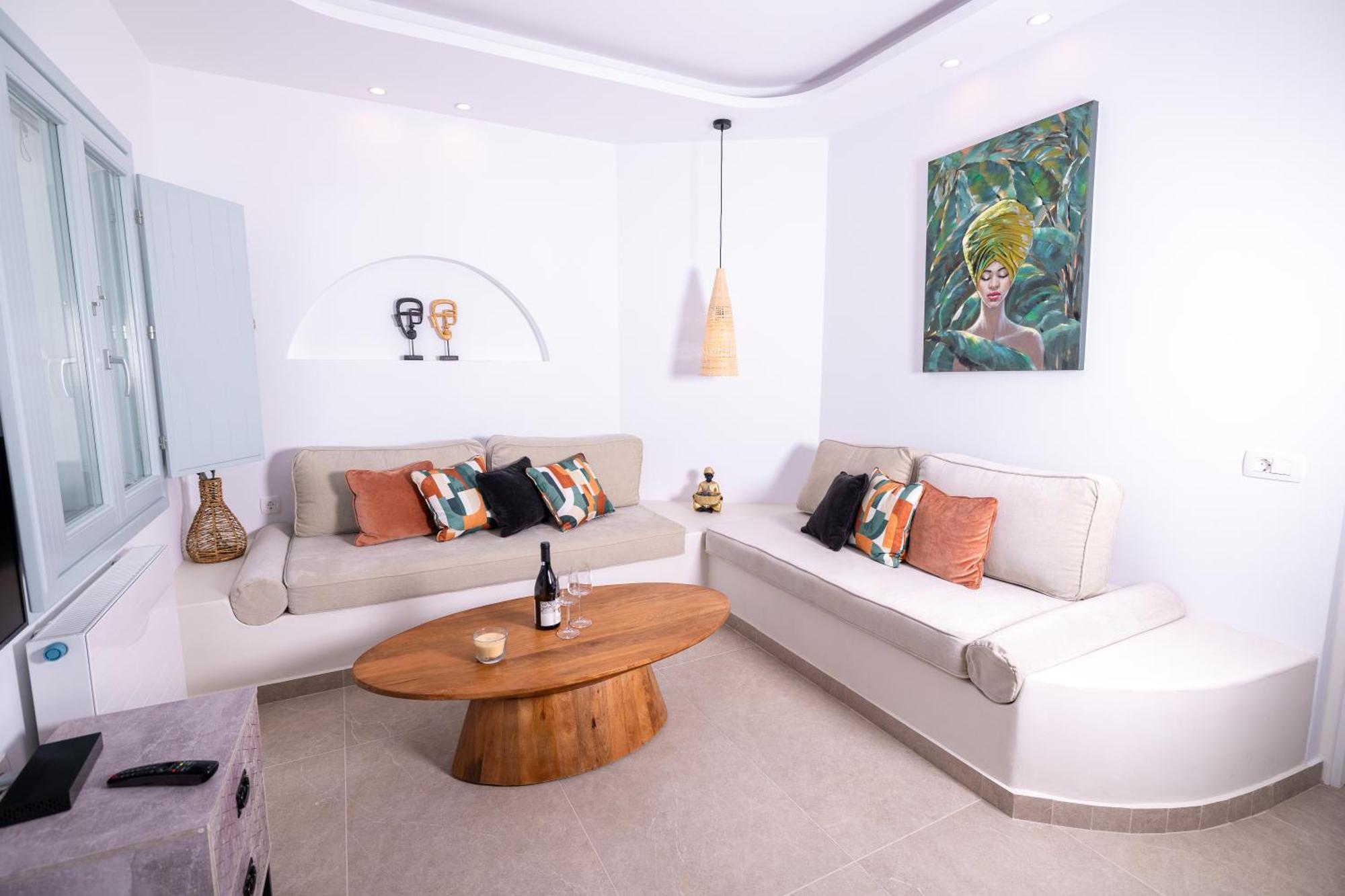 Sn Santorini Apartments Камари Экстерьер фото